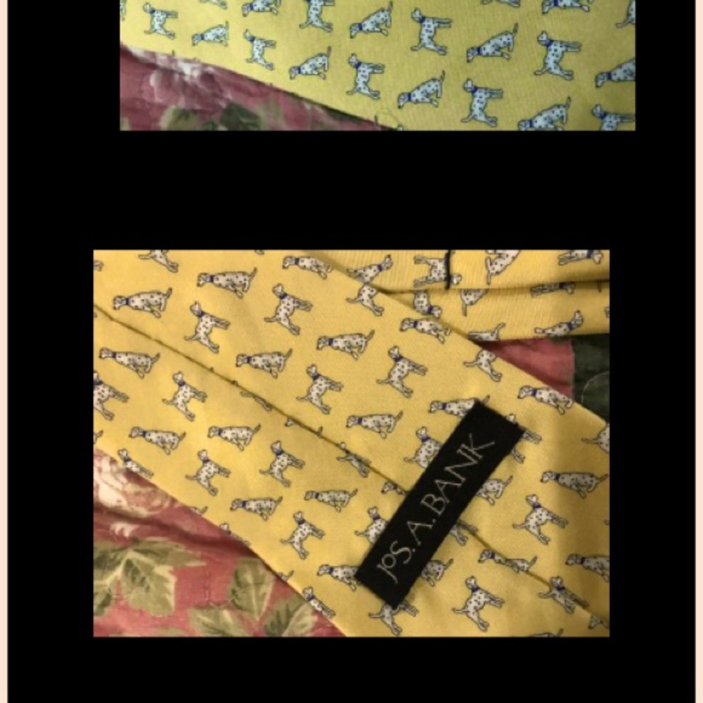 Jos. A. Bank Dalmatian necktie